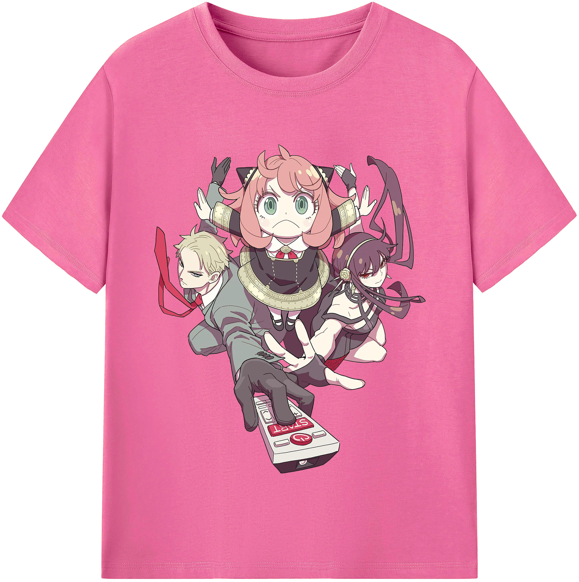 （画像用） SPY×FAMILY间谍家家酒 レディースカジュアルプリントTシャツ（綿100％）